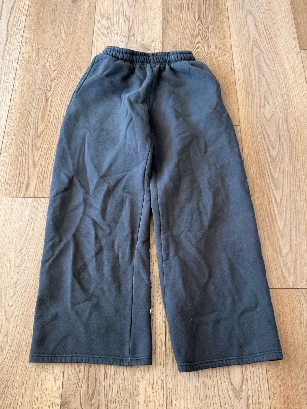 Edikted Charcoal Gray Fleece Joggers